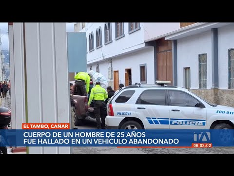 Hombre de 25 años fue encontrado en la cajuela de un vehículo en Cañar