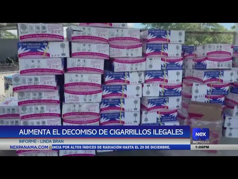 Aumenta el decomiso de cigarrillos ilegales en Panamá