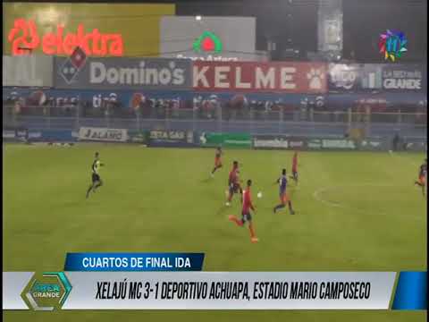 Xelajú MC ganó 3-1 ante Deportivo Achuapa en la ida de los cuartos de final del Apertura 2023