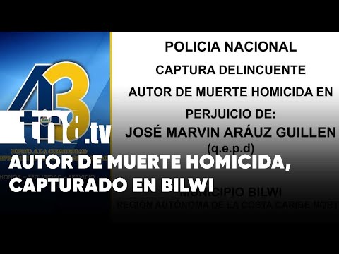 Acusado por asesinato rendirá cuenta ante la justicia en Bilwi - Nicaragua