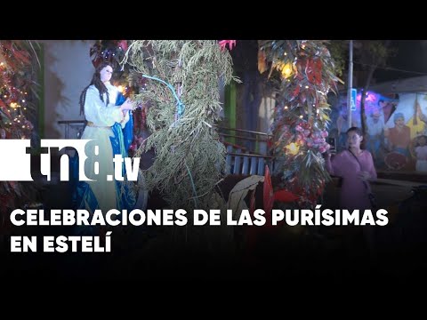 Se instaló un hermoso altar de cara a las purísimas en Estelí - Nicaragua