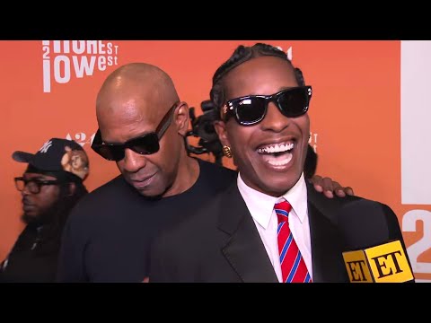 Denzel Washington CRASHES A$AP Rocky’s ‘Highest 2 Lowest’ Premieres Interview (Exclusive)