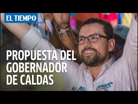 Entrevista con Luis Carlos Velásquez Cardona, gobernador de Caldas.