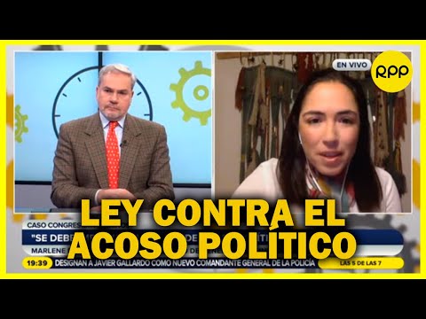 Marlene Moreno: “se debe implementar la ley del acoso político”
