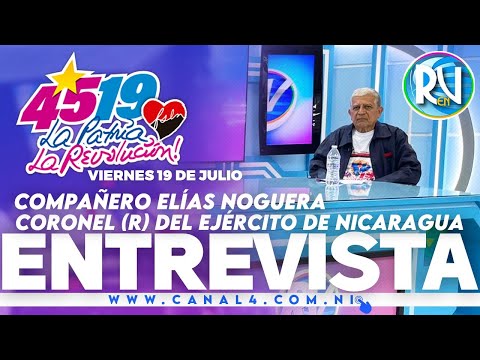 Coronel (R) Elías Noguera en la Revista En Vivo – 19 de julio del 2024