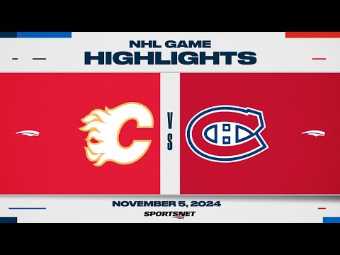 NHL Highlights | Flames vs. Canadiens - November 5, 2024