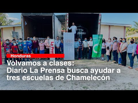 Volvamos a clases: Diario La Prensa busca ayudar a tres escuelas de Chamelecón