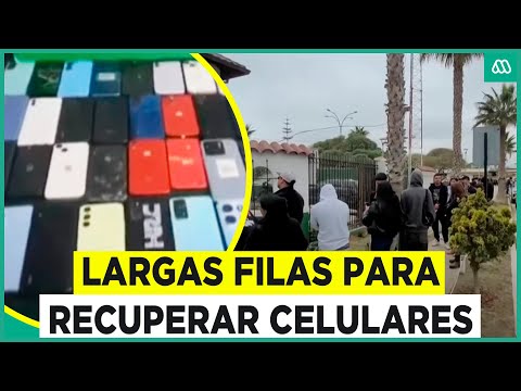 Comisaría llena: Gente hace largas filas para recuperar celulares robados en La Pampilla