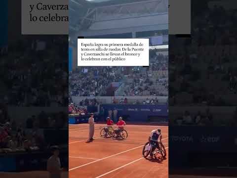 España logra su primera medalla de tenis en silla de ruedas