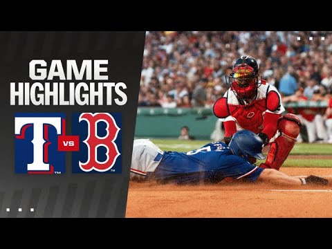 Rangers vs. Red Sox Game Highlights (8/12/24) | MLB Highlights