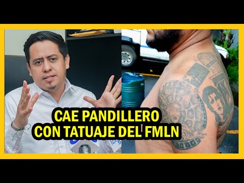 FMLN presenta ley para dar $3 mil dólares a familiar de capturados | tatuaje del fmln