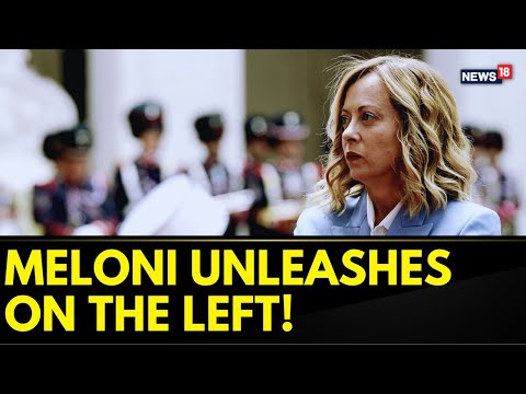 Italian PM Giorgia Meloni Slams the Left: Conservatives are Winning & Collaborating Globally | News