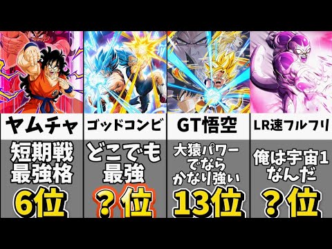 【ドッカンバトル】2025年前半に極限したキャラクター最強ランキングBEST16【比較】