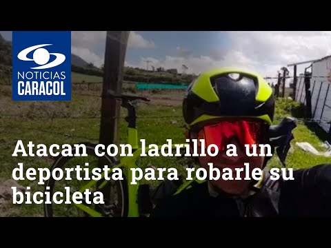 Atacan con ladrillo a un deportista hasta dejarlo inconsciente para robarle su bicicleta en Bogotá