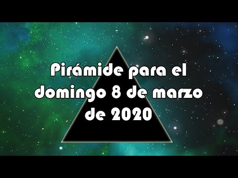 Pirámide para el domingo 8 de marzo de 2020 - Lotería de Panamá