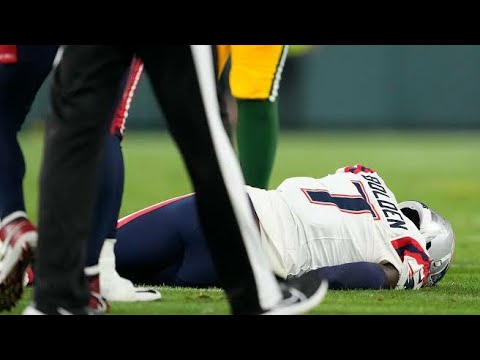 Patriots Rookie Isaiah Bolden Gets Carted off field after Injury against Packers