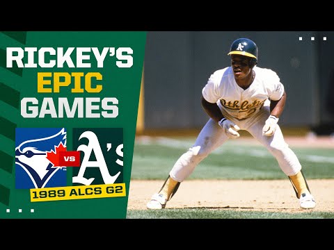 FULL GAME: 1989 ALCS Game 2 | Blue Jays vs. Athletics (Rickey Henderson steals FOUR bases!)