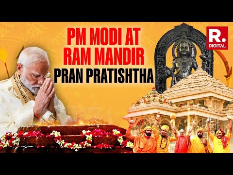 PM Modi at Ram Mandir | PM Modi Performs Pran Pratishtha At Ram Mandir in Ayodhya | Ram Temple