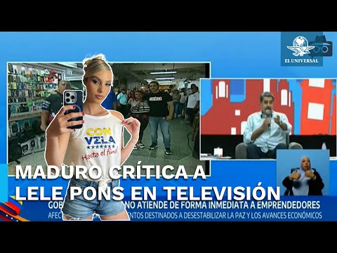 Conoce la razón por la que Nicolás Maduro decidió lanzarse contra Lele Pons