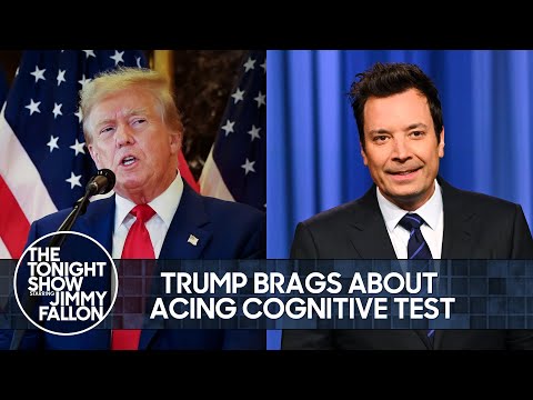 Trump Brags About Acing Cognitive Test, Biden Awkwardly Embraces Pope Francis | The Tonight Show