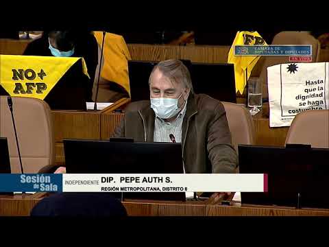 Votación proyecto 10% AFP | Diputado Pepe Auth: No apruebo porque no da seguridad social”