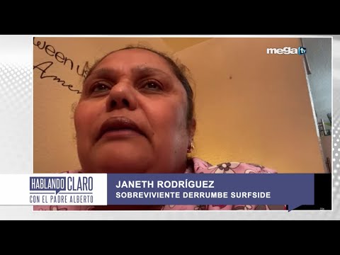 El padre Alberto 07-01-21 entrevista a Janeth Rodríguez, sobreviviente del derrumbe de Surfside.
