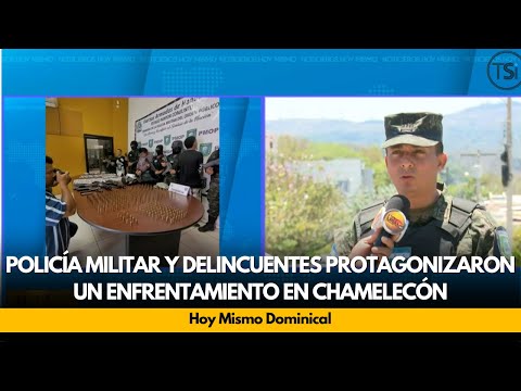 Policía Militar y delincuentes protagonizaron un enfrentamiento en Chamelecón
