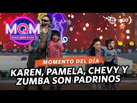Mande Quien Mande: Karen, Pamela, Chevy y Zumba se convierten en padrinos de navidad (HOY)