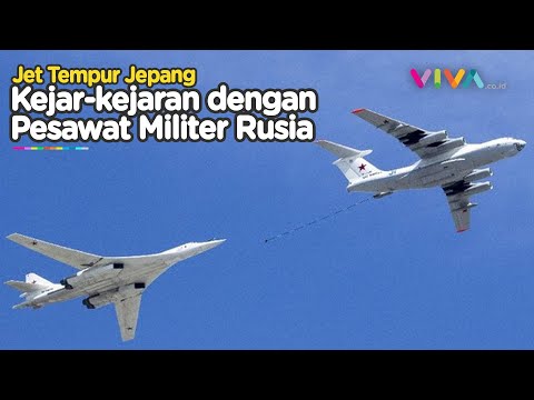 Aksi Pesawat Pengintai Rusia Vs Jet Jepang di Langit Asia
