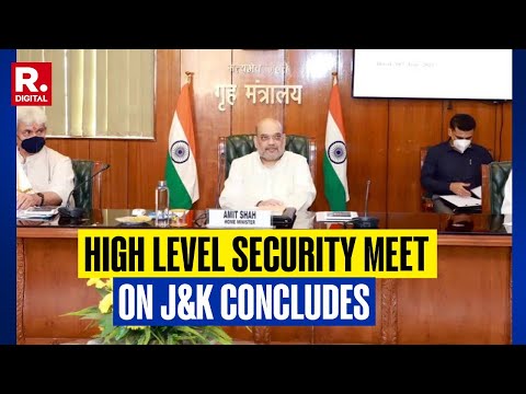 Amit Shah Concludes First Phase of High Level Security Meet, Discusses Amarnath Yatra