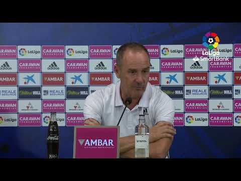 Rueda de prensa Real Zaragoza vs Rayo Vallecano
