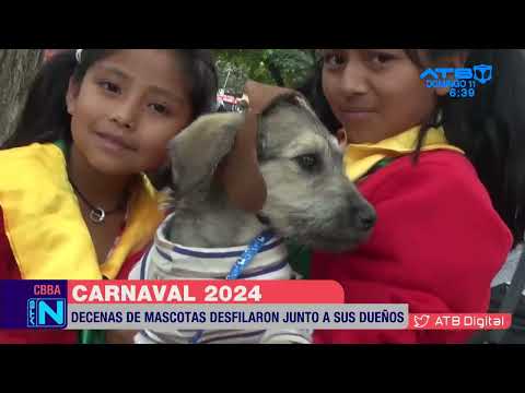 En Cochabamba las mascotas tuvieron su propio corso