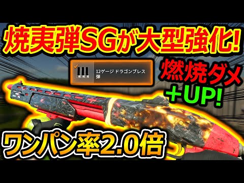 【CoD:BO6】焼夷弾SGが大型強化で燃焼ダメージUP!!『ワンパン率約2.0倍でマジで最強に!!』【ドラゴンブレスMOD:実況者ジャンヌ】