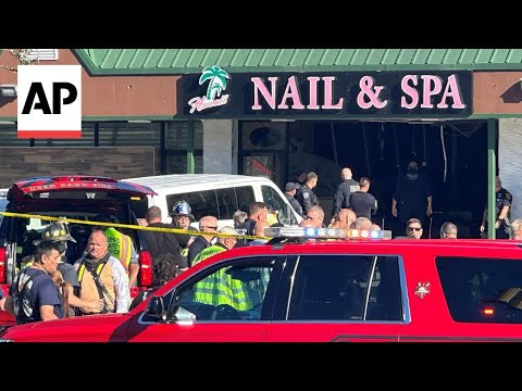 Four dead after car crashes into New York salon