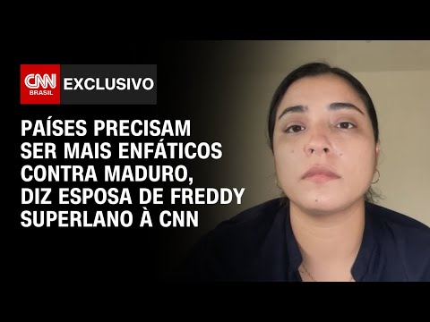 Países precisam ser mais enfáticos contra Maduro, diz esposa de Freddy Superlano à CNN | CNN ARENA