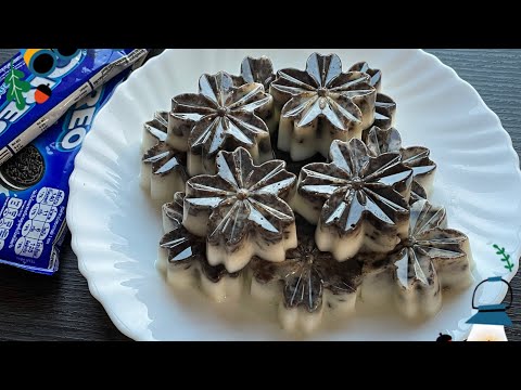 วุ้นนมสดโอริโอ้-หวานน้อย-อร่อย วุ้นนมสดโอริโอ้-หวานน้อย-อร่อย