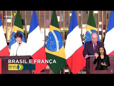 Chanceler francesa defende intercâmbio de investimentos com Brasil