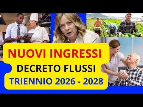 👉 PROGRAMAZIONE DECRETO FLUSSI 2026 - 2028: https://permessodisoggiorno.org/decreto-flussi-2026-2028-programmati-quasi-500-000-ingressi-regolari-di-lavoratori-stranieri/
▶️ Video della diretta sul funzionamento del decreto #flussi e non solo: https://www.youtube.com/watch?v=HuICLbDhs60
👉 PRENOTAZIONE ASSISTENZA E #CONSULENZA: https://shorturl.at/lUxox
▶️ Procedura rilascio, rinnovo e conversione dei principali permessi di soggiorno: https://permessodisoggiorno.org/permesso-di-soggiorno/
✅ GUIDA ULTIMA COMPILAZIONE E CLICK DAY DECRETO FLUSSI 2025: https://permessodisoggiorno.org/decreto-flussi-2025-al-via-la-precompilazione-delle-domande-dal-1-luglio/
👍 Possibilità Lavorare durante la conversione da stagionale in lavoro subordinato o autonomo: https://www.youtube.com/watch?v=gDcZcKkhgKg
⚡  ALCUNI LIBRI PER IMPARARE BENE L'ITALIANO:
▶️ Italiano per Stranieri A 1 - A 2: Due Libri in Uno: da Livello Base a Intermedio con Storie divertenti e Grammatica spiegata in Italiano e Inglese. Con Bonus in Omaggio. Puoi acquistarlo qui: https://amzn.to/48nXREy
▶️ Grammatica Italiana per Stranieri A 1: Teoria ed Esercizi con Spiegazioni in Italiano e Inglese Italian Grammar Bilingual Course Book. Puoi acquistarlo qui: https://amzn.to/3T8cNCt===
Altre informazioni e precisioni sul decreto flussi nel #triennio 2026, 2027 e 2028 sono disponibili sul sito https://permessodisoggiorno.org/