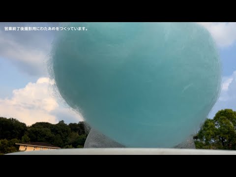 【製造風景】コットンキャンディーの作り方 / 飴からつくるわたあめ / サイダー飴 / 綿菓子 / 綿あめ / cotton candy