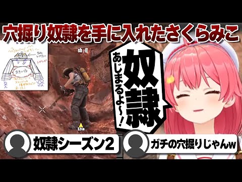 【コメ付き】生きのいい穴掘り奴隷を手に入れたさくらみこ【ホロライブ/さくらみこ/切り抜き】 #さくらみこ
