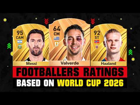 IF RATINGS Were Based on WORLD CUP 2026! 💀😲 ft. Valverde, Messi, Haaland…