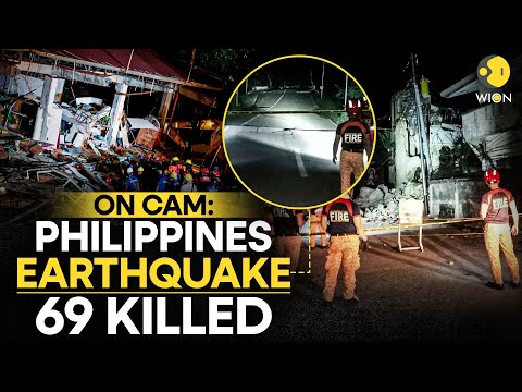 Philippines Earthquake LIVE: Powerful Earthquake Of Magnitude 6.9 Wrecks Homes & Roads, 72 Dead