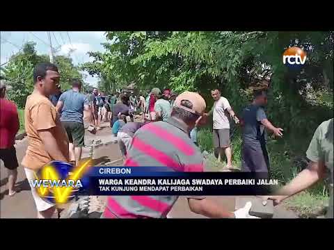 Warga Keandra Kalijaga Swadaya Perbaiki Jalan