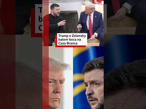 Sem acordo: após discussão em frente a jornalistas, Trump e Zelensky não assinam tratado de minerais