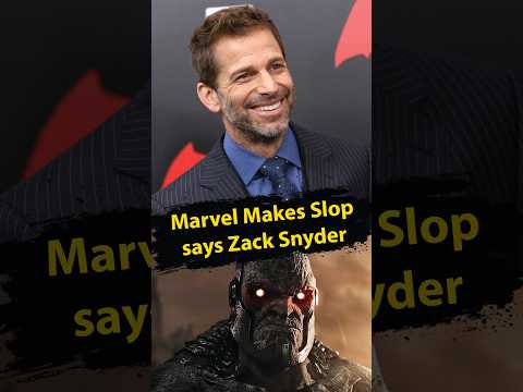 Zack Snyder says Marvel Films are an amusement <strong>park</strong> ride
