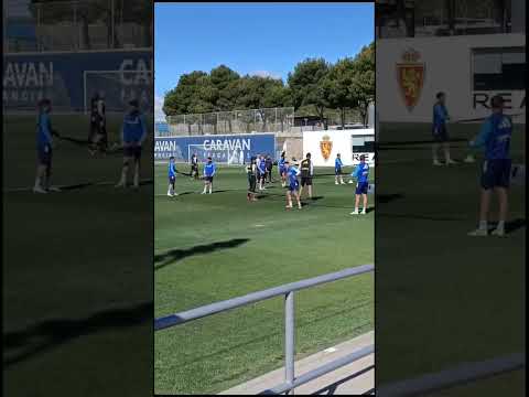 ¡Nuevo entrenamiento del Real Zaragoza! Quentin Lecoeuche regresa con el grupo