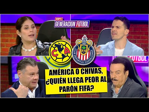 AMÉRICA, por sus resultados, llega peor al parón FIFA que CHIVAS, a pesar de crisis | Generación F