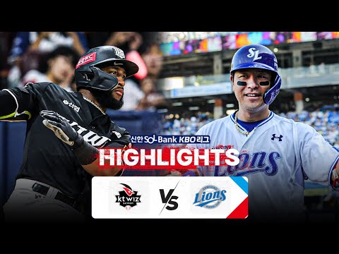 [KBO 하이라이트] 7.26 KT vs 삼성 | 2024 신한 SOL뱅크 KBO 리그 | 야구