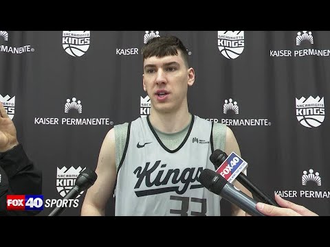 Jake LaRavia on the Kings making adjustments over the weekend following 24-point loss to Warriors