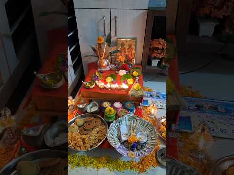 लक्ष्मीपूजन मांडणी 🪷✨laxmipujan 2025 #ashortaday #decoration #flowerrangoli #diy #hindu #yt